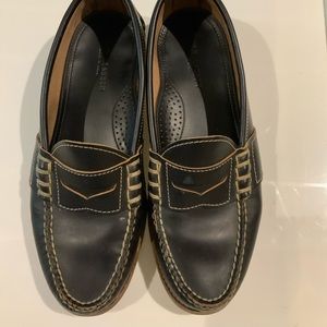Ralph Lauren Navy Penny Loafers